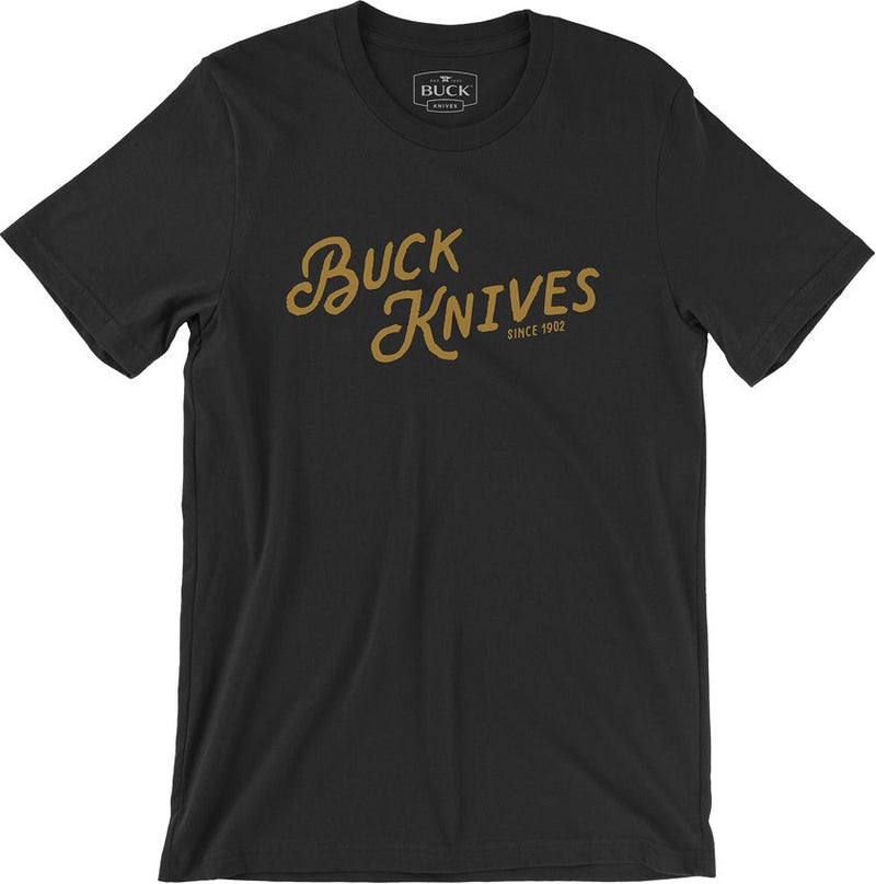Buck Vintage Script T-Shirt L [13360]