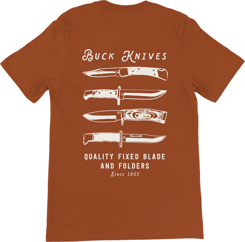 Buck Quality Blades T-Shirt XXL Apparel [13380] — view 1