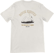 Buck Measure of a Knife Natural Cotton T-Shirt [13434-LRG] - product view 1