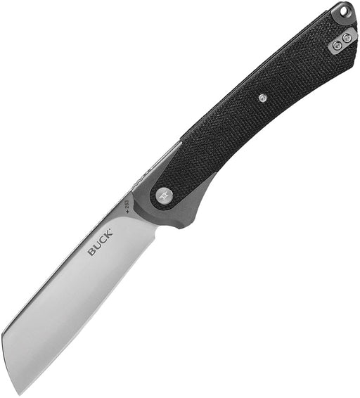 Buck HiLine XL Black Micarta (3.75" D2 tool steel) Folding Knife [13555] - product view 1