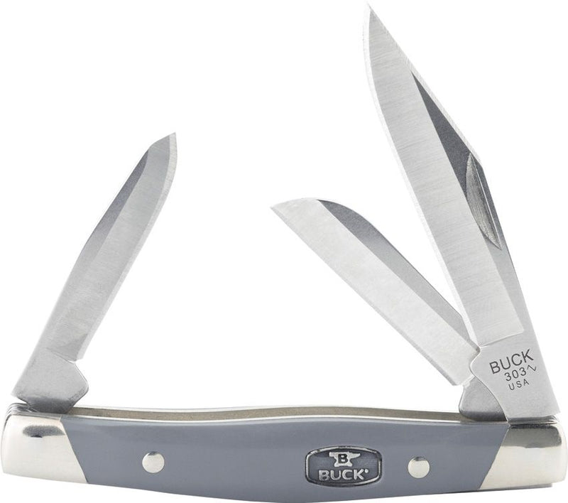 Buck Cadet Gray Nickel Silver [14116]