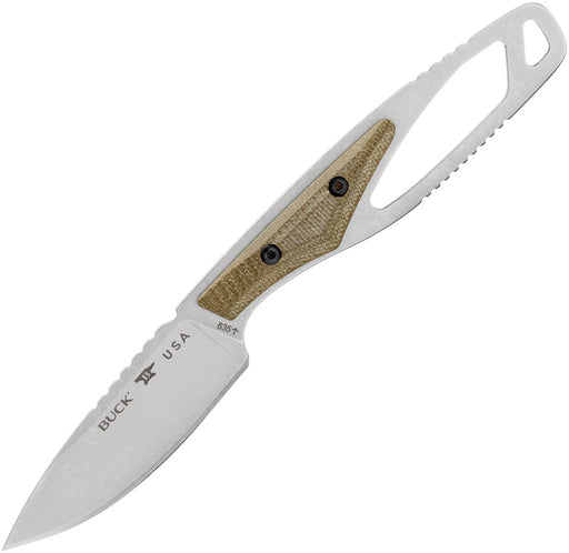 Buck 635 Paklite 2.0 Cape Pro GRN Green Micarta (2.75" S35VN stainless) Fixed Blade Knife [13508] - product view 1