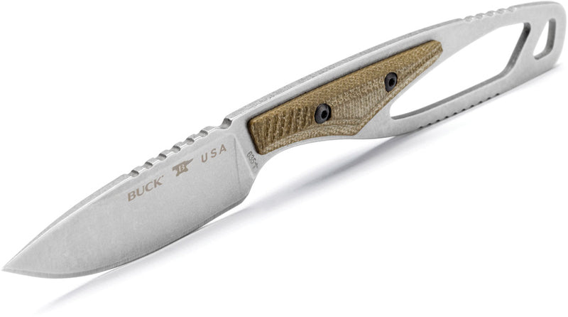 Buck 635 Paklite 2.0 Cape Pro GRN Green Micarta (2.75" S35VN stainless) Fixed Blade Knife [13508] - product view 5