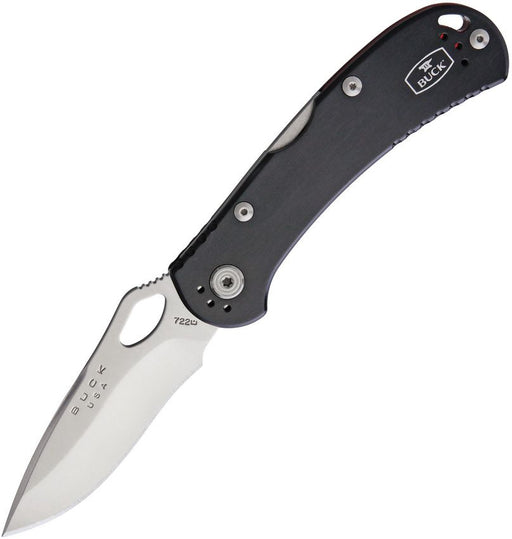 Buck SpitFire Lockback Black [12237]