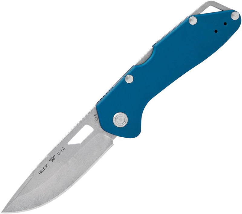 Buck Mustang Lockback Dark Blue [14394]