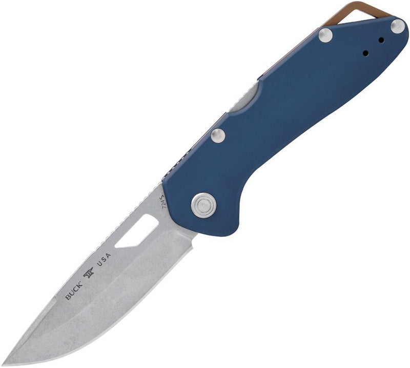Buck Mustang Lockback Dark Blue [14396]