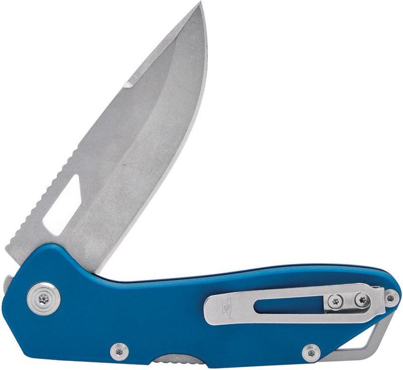 Buck Mustang Lockback Dark Blue [14394]