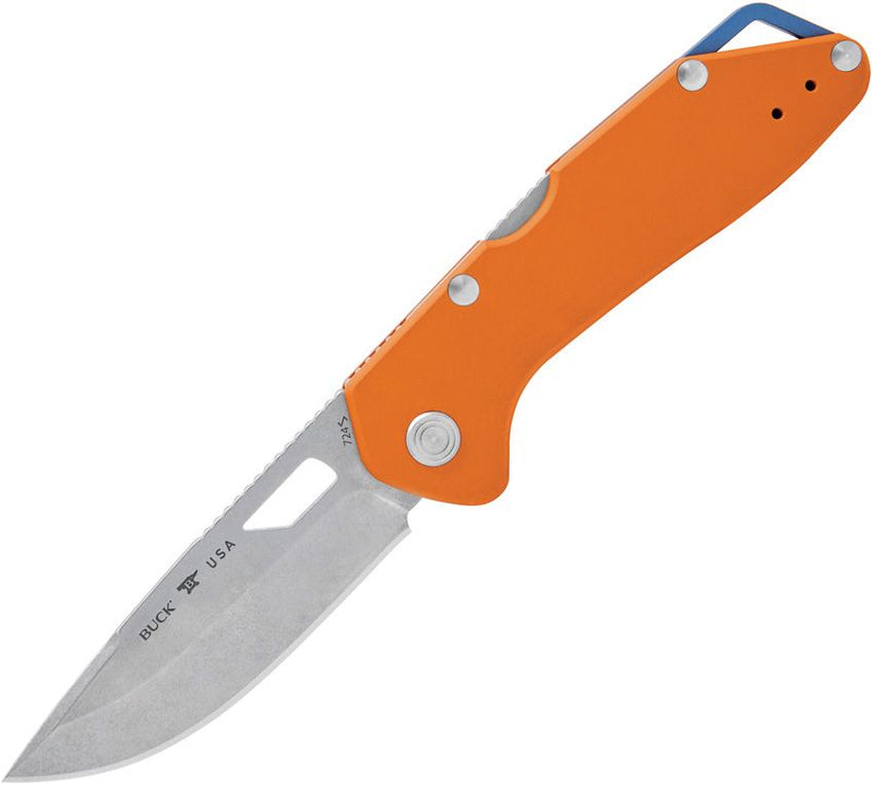 Buck Mustang Lockback Orange [14398]
