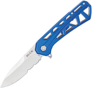 Buck Trace Blue Aluminum (3.25" 7Cr17MoV stainless) Folding Knife [13754] - product view 1