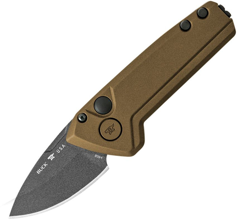 Buck Auto Mini Deploy Burnt Bronze [0839BRS1]