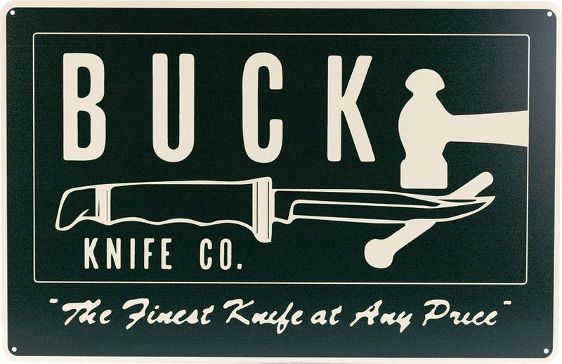 Buck Finest Knives Tin Tacker Sign [14079]