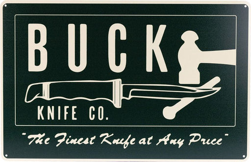 Buck Finest Knives Tin Tacker Sign [14079]