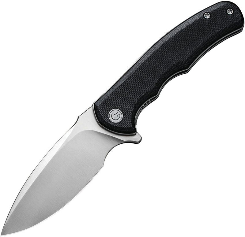 Civivi Mini Praxis Linerlock Black Folding Knife [C18026C-2CP]