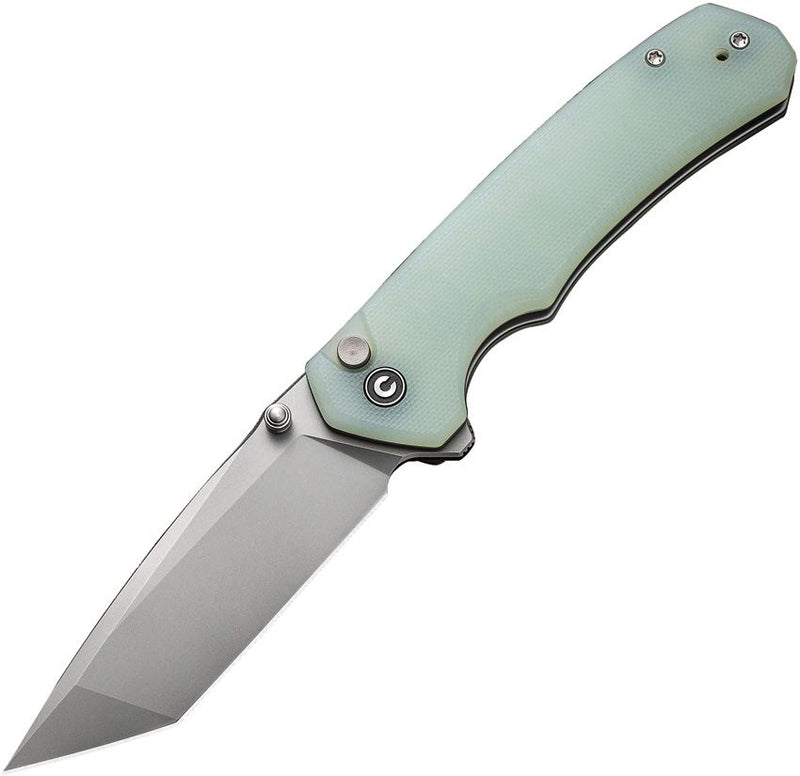 Civivi Brazen Button Lock Jade CP Folding Knife [C19059C-3CP]