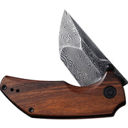 Civivi Thug 2 Cuibourtia Wood (2.69" Black Hand Rubbed Damascus) Folding Knife [C20028C-DS1] - product view 5