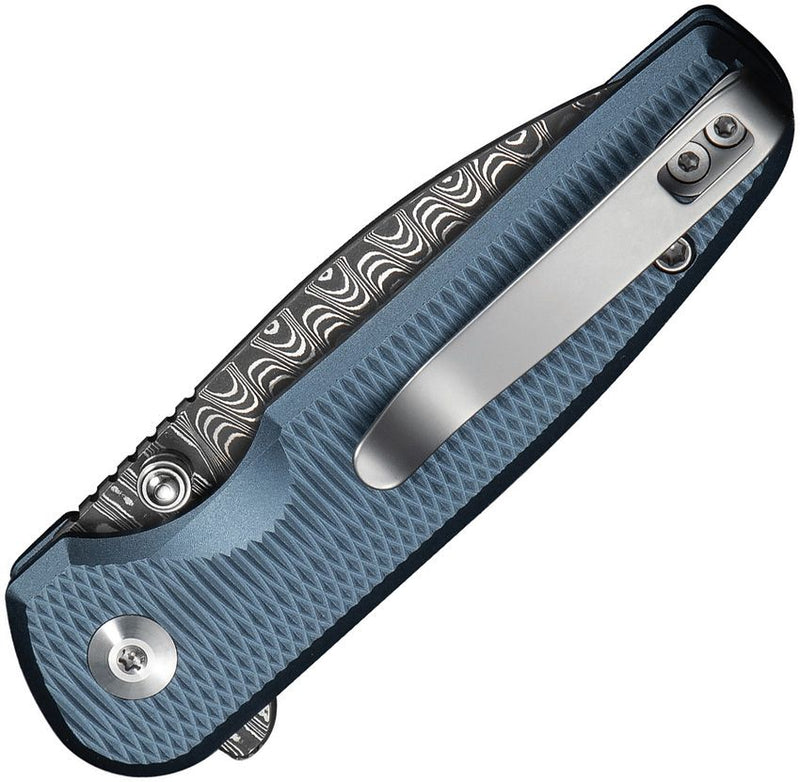Civivi Mini Shakan Button Lock Blue Folding Knife [C20052F-DS1]