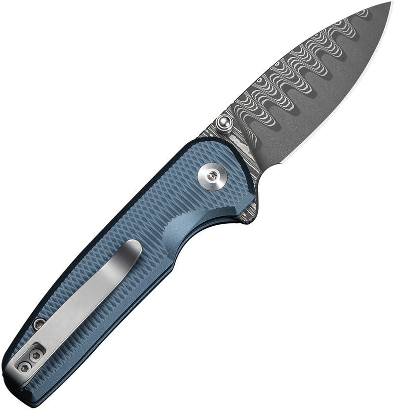 Civivi Mini Shakan Button Lock Blue Folding Knife [C20052F-DS1]