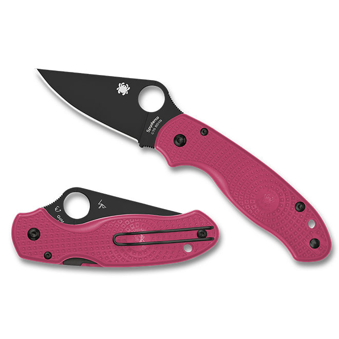 Spyderco C223PNBK PARA® 3 Lightweight Pink Black Blade