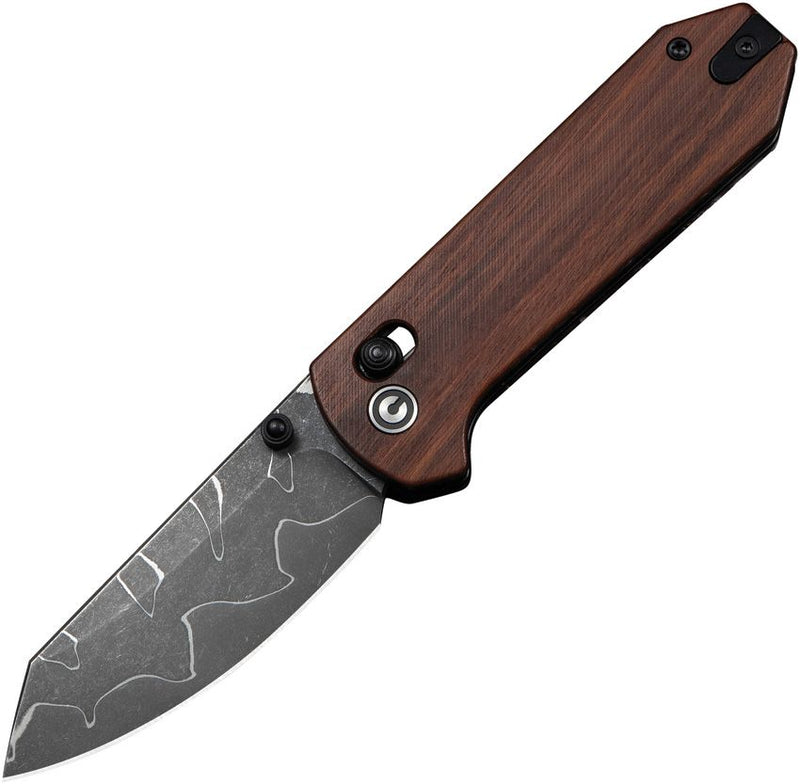 Civivi Yonder Crossbar Lock Wood Folding Knife [C23073B-DS2]