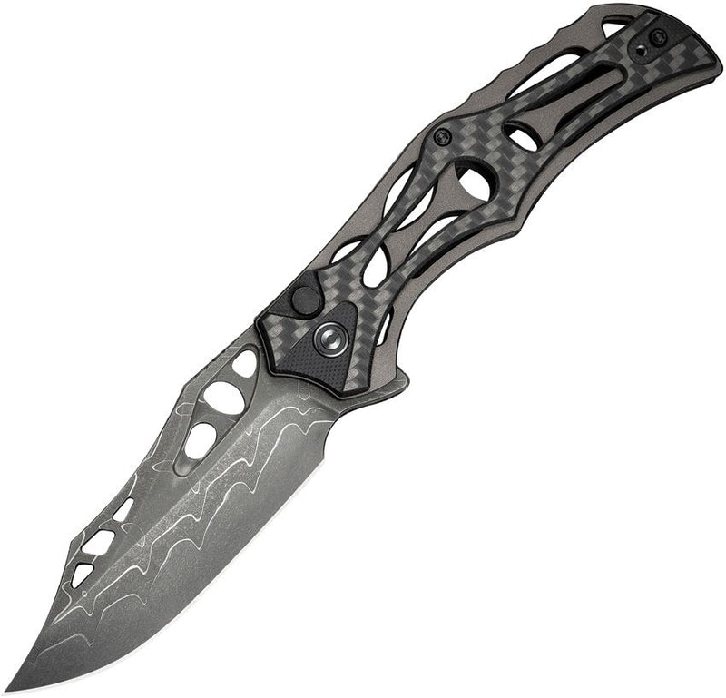Civivi Biophase Button Lock CF Dam Folding Knife [C23083C-DS1]