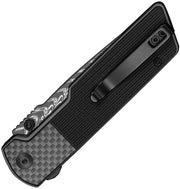 Civivi Zygon Gray, Black G10 With Carbon Fiber Overlay (3.24" / Damascus) Folding Knife [C25035B-DS1] - product view 2