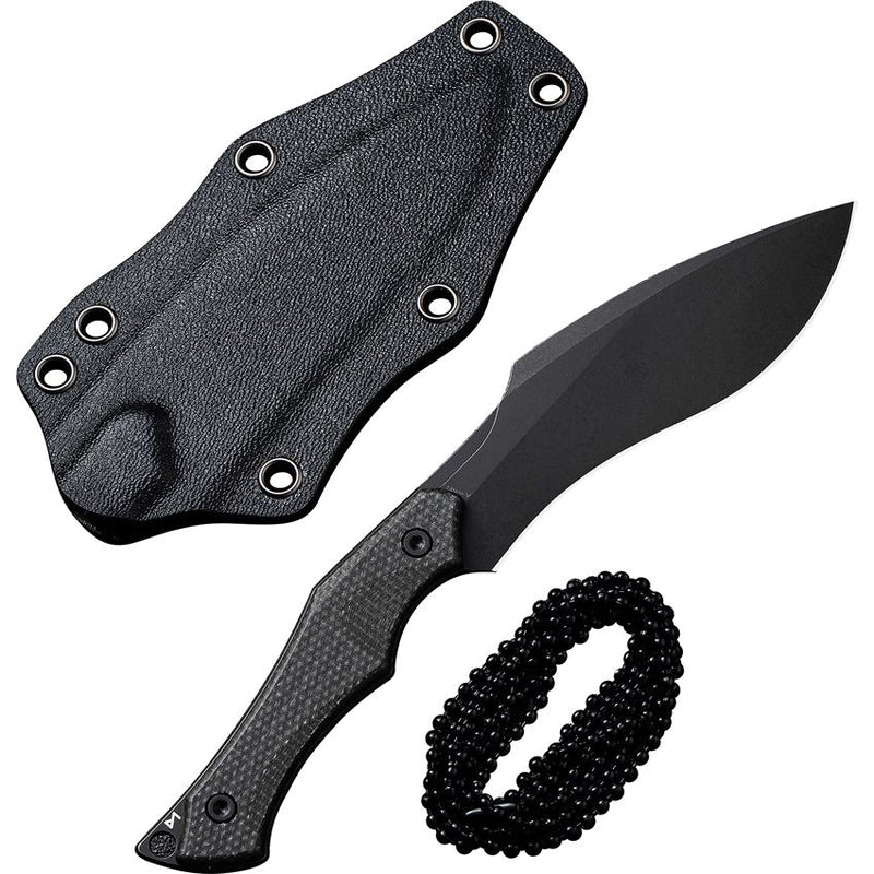 Civivi Vaquita II Neck Fixed Blade Knife Black [C047C-3]