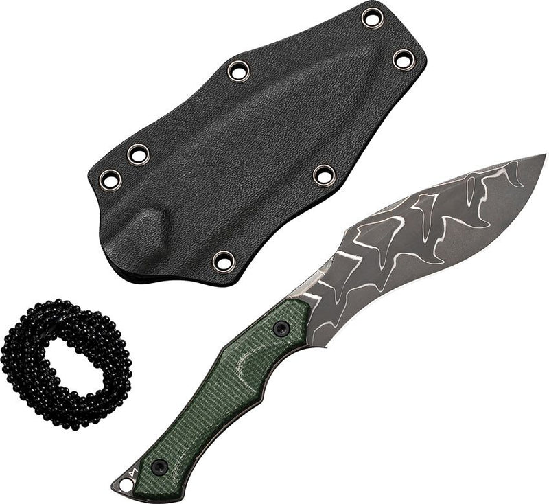 Civivi Vaquita II Neck Fixed Blade Knife Green [C047C-DS2]