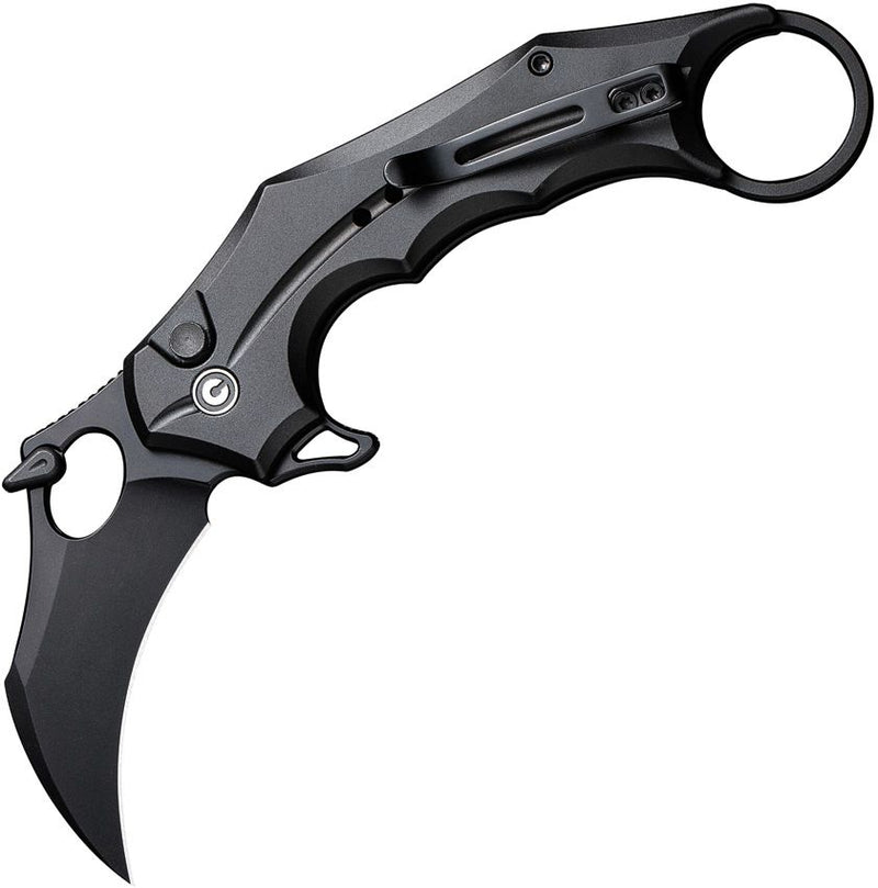 Civivi Incisor II Linerlock Black Folding Knife [C16016B-1]