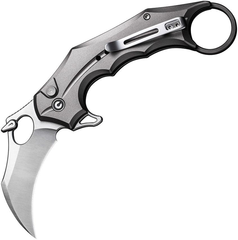 Civivi Incisor II Linerlock Gray Folding Knife [C16016B-3]