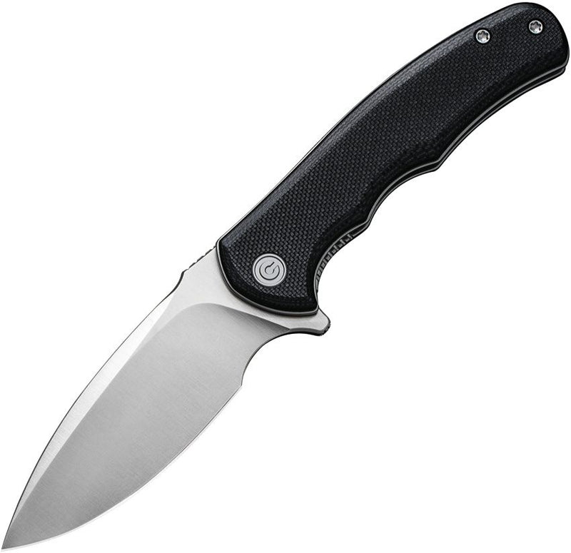 Civivi Mini Praxis Linerlock Black Folding Knife [C18026C-2]