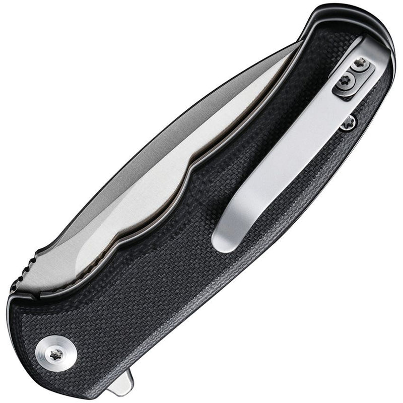 Civivi Mini Praxis Linerlock Black Folding Knife [C18026C-2]