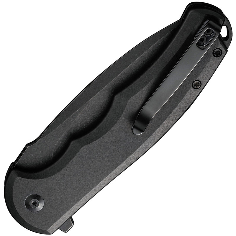 Civivi Button Lock Praxis Black Aluminum (3.75" Black Stonewashed Nitro-V) Folding Knife [C18026E-1] - product view 2