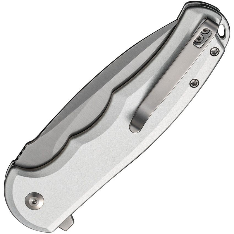 Civivi Praxis Button Lock Silver Folding Knife [C18026E-2]