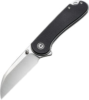 Civivi Elementum Black G10 (2.97" Satin Finished Nitro-V) Folding Knife [C18062AF-1] - product view 1