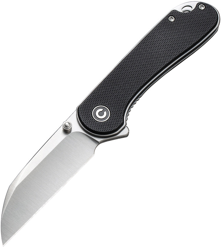 Civivi Elementum Black G10 (2.97" Satin Finished Nitro-V) Folding Knife [C18062AF-1] - product view 1