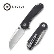 Civivi Elementum Black G10 (2.97" Satin Finished Nitro-V) Folding Knife [C18062AF-1] - product view 6