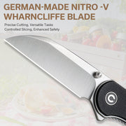 Civivi Elementum Black G10 (2.97" Satin Finished Nitro-V) Folding Knife [C18062AF-1] - product view 7