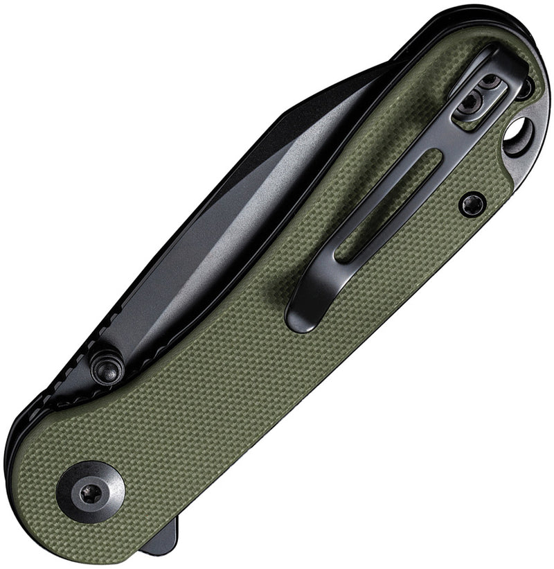 Civivi Elementum OD Green G10 (2.97" Black Nitro-V) Folding Knife [C18062AF-2] - product view 2