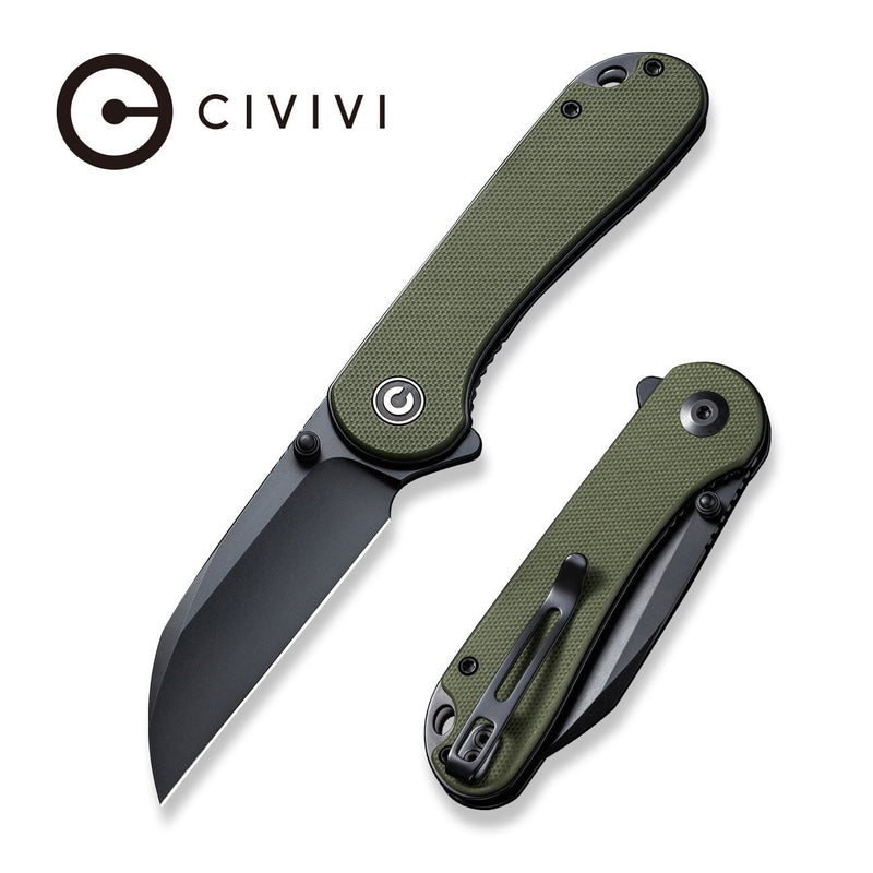 Civivi Elementum OD Green G10 (2.97" Black Nitro-V) Folding Knife [C18062AF-2] - product view 6