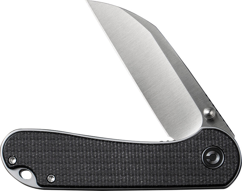 Civivi Elementum Black Canvas Micarta (2.97" Satin Finished Nitro-V) Folding Knife [C18062AF-3] - product view 5