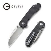 Civivi Elementum Black Canvas Micarta (2.97" Satin Finished Nitro-V) Folding Knife [C18062AF-3] - product view 6