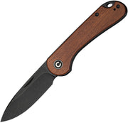 Civivi Elementum Slip Joint Guibourtia Wood (2.96" Black Stonewashed 14C28N) Folding Knife [C18062AJ-3] - product view 1