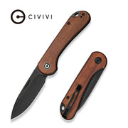 Civivi Elementum Slip Joint Guibourtia Wood (2.96" Black Stonewashed 14C28N) Folding Knife [C18062AJ-3] - product view 5