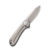 Civivi Mini Elementum Presentation Side: Black Hand Rubbed Copper Handle; Lock Side: Gray Hand Rubbed" Copper presentation side; Stainless Steel lock side (1.83" Gray Hand Rubbed 14C28N) Folding Knife [C18062Q-2] - product view 6