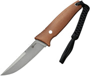 Civivi Tamashii Brown Micarta (4.07" Gray Stonewash D2) Fixed Blade Knife [ C19046-5] - product view 1