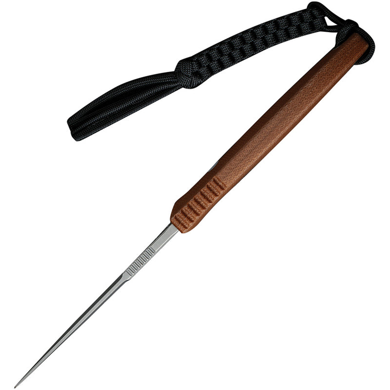 Civivi Tamashii Brown Micarta (4.07" Gray Stonewash D2) Fixed Blade Knife [ C19046-5] - product view 4