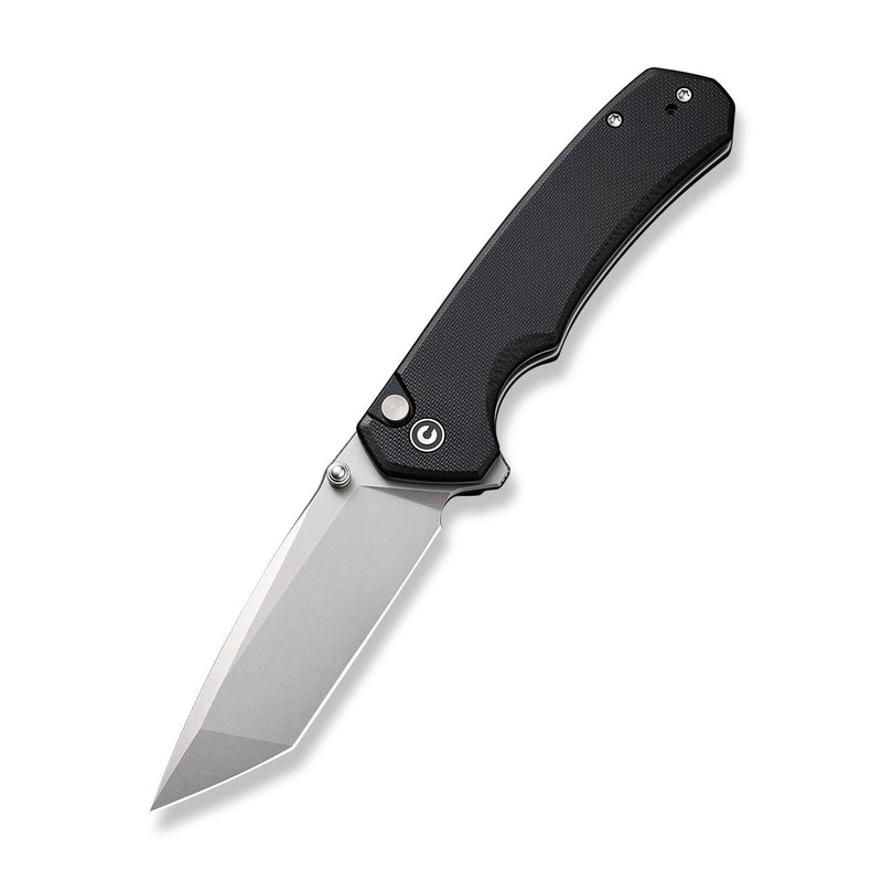 Civivi Button Lock Brazen Black G10 (3.46" Stonewashed 14C28N) Folding Knife [C19059C-1] - product view 4
