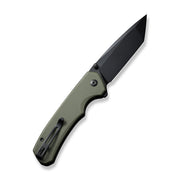 Civivi Button Lock Brazen OD Green G10 (3.46" Black 14C28N) Folding Knife [C19059C-2] - product view 3