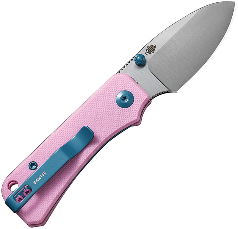Civivi Baby Banter Powder Pink G10 (2.34" Satin Finished Nitro-V) Folding Knife [C19068S-10] - product view 3