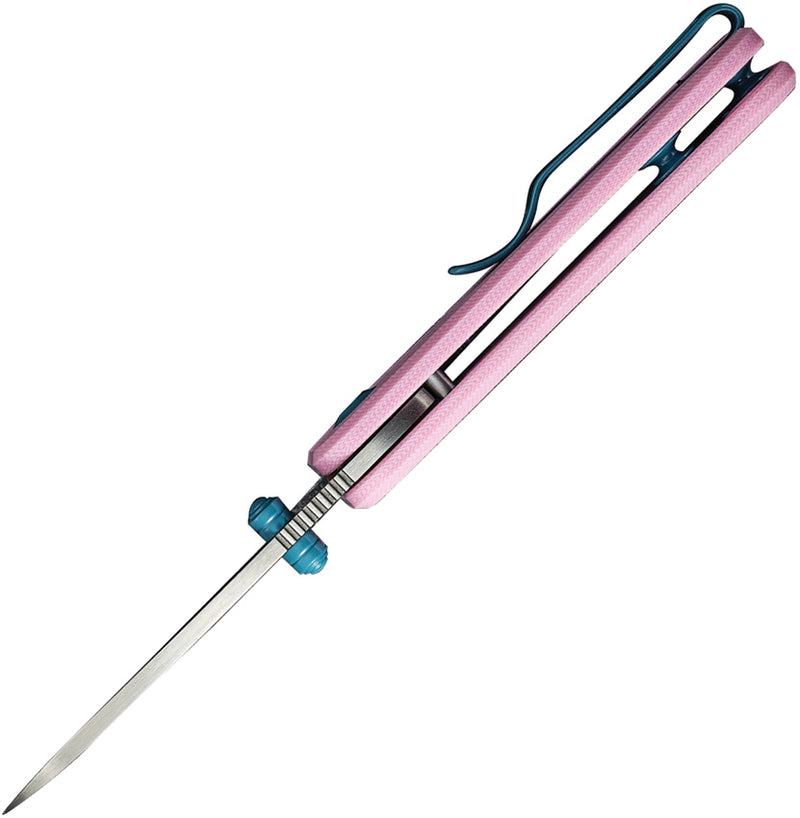 Civivi Baby Banter Powder Pink G10 (2.34" Satin Finished Nitro-V) Folding Knife [C19068S-10] - product view 5